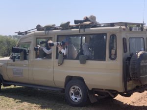 stabilization on a photo safari vehicle